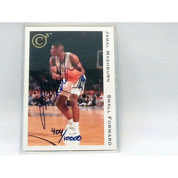 1994 Classic C3 Club Jamal Mashburn Certified Autograph #404/10000 - Picture 1 of 3